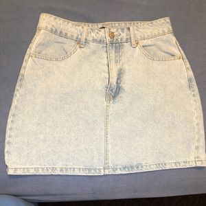 Jean Mini Skirt